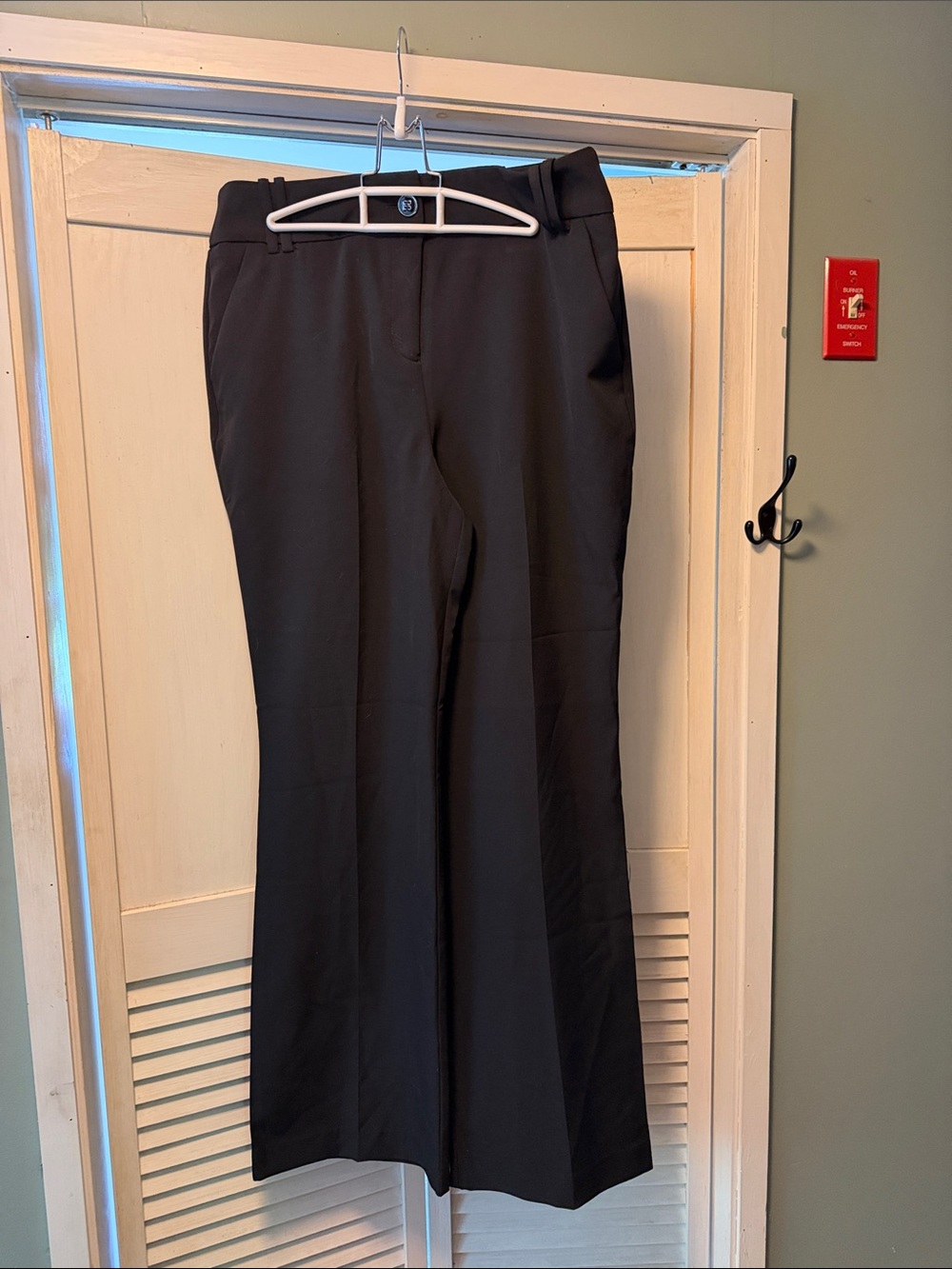 New York & Company Black Boot Cut Dress Pants
